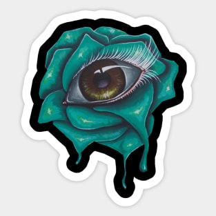 eye of the rose Sticker